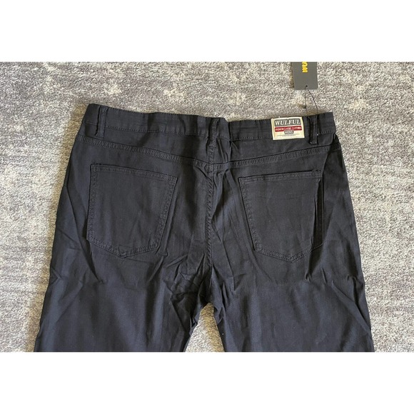 Wulful Mens Size 42 Jeans Black Denim Pants NWT M9 - Picture 9 of 10